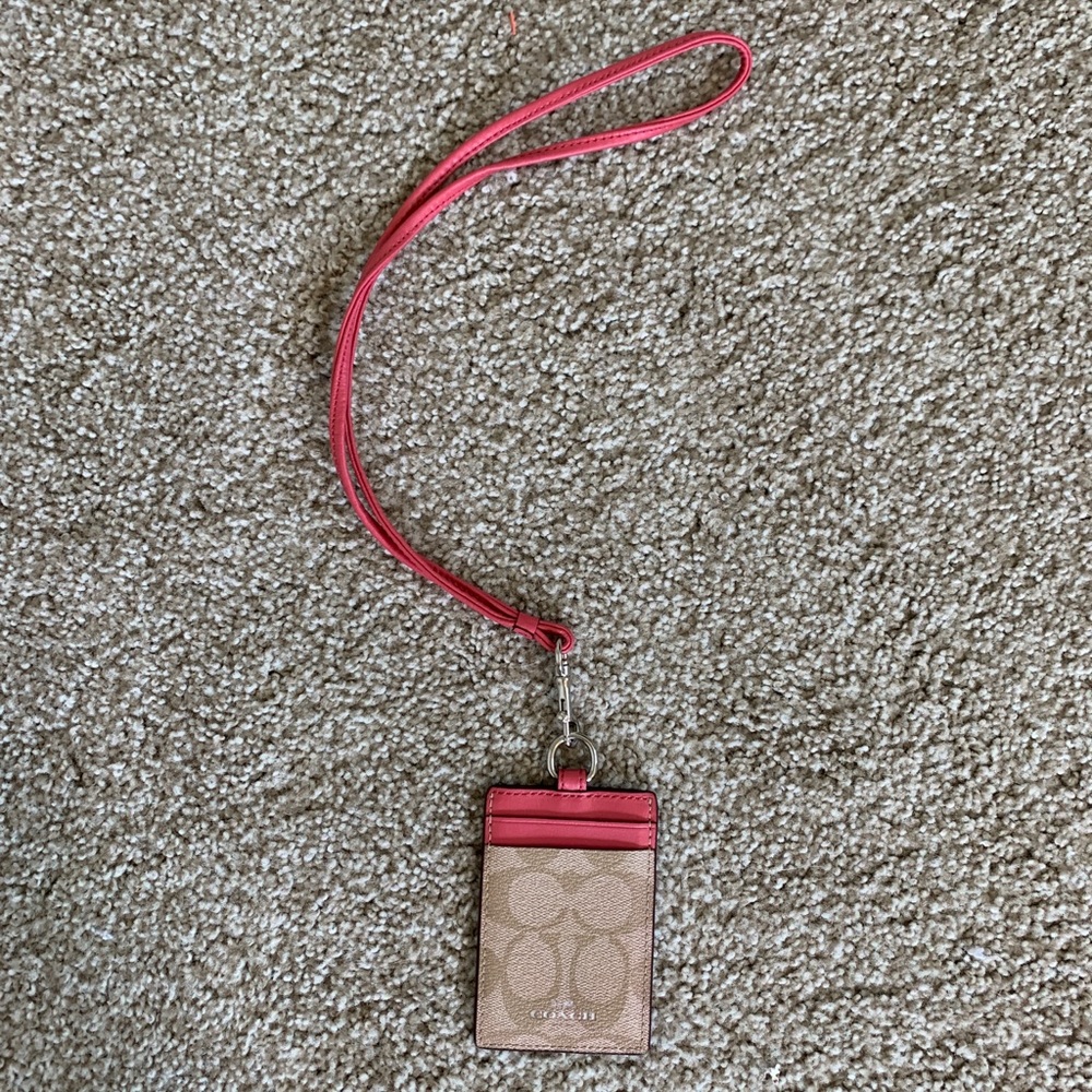 Coach lanyard